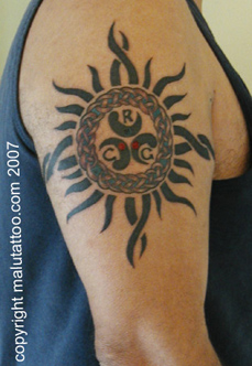 Celtic Tattoo Sun Armband