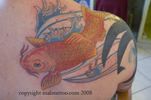 Color Tattoo Koi