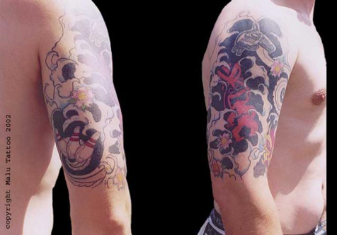 japanese sleeve tattoo. japanese tattoo sleeves