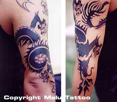 Tribal Tattoo Dragon
