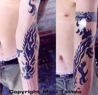 Tribal Tattoo Dragon