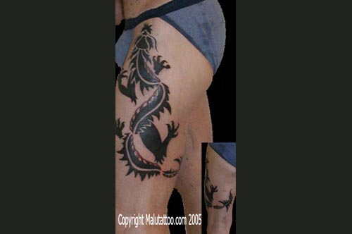 Tribal Tattoo Dragon