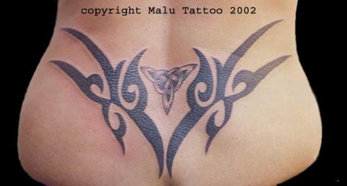 Tribal Tattoo Lower Back 4